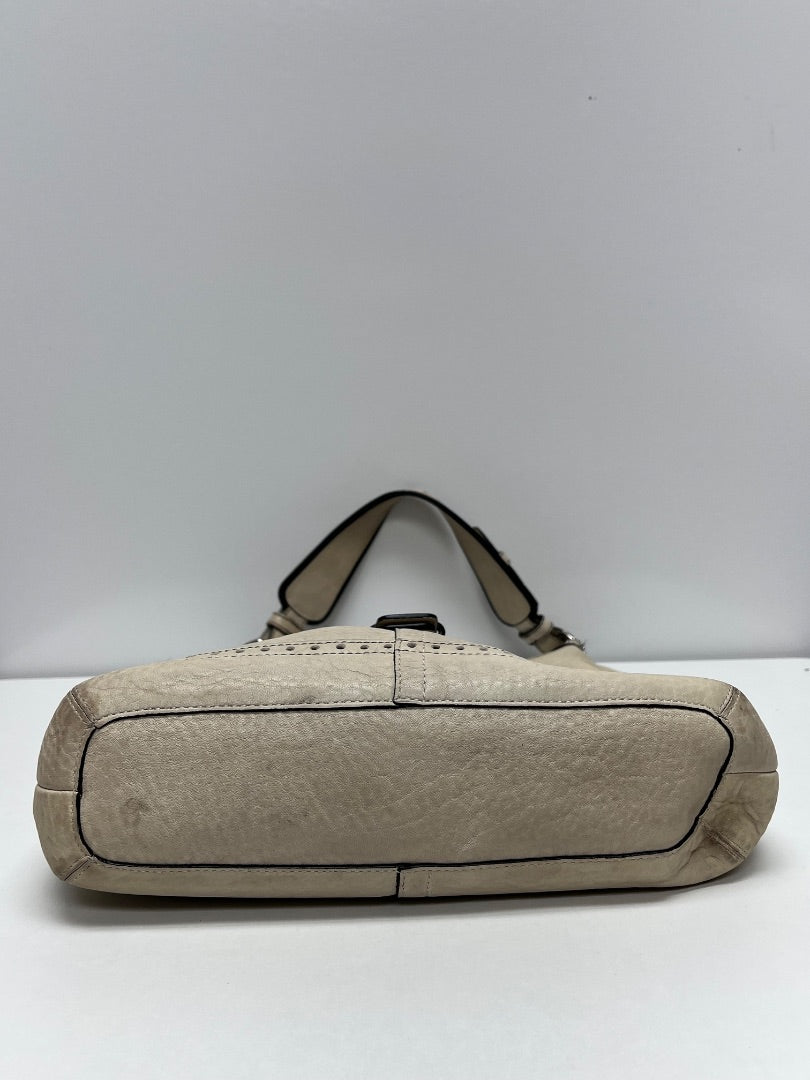 Coach Handbag Cream Hampton Soho Buckle 2006 Vintage 5054