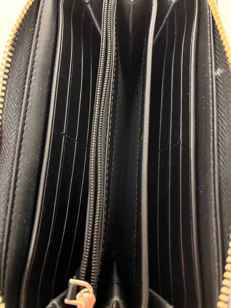 Kate Spade Wallet Black Chelsea Nylon Zip-around Continental