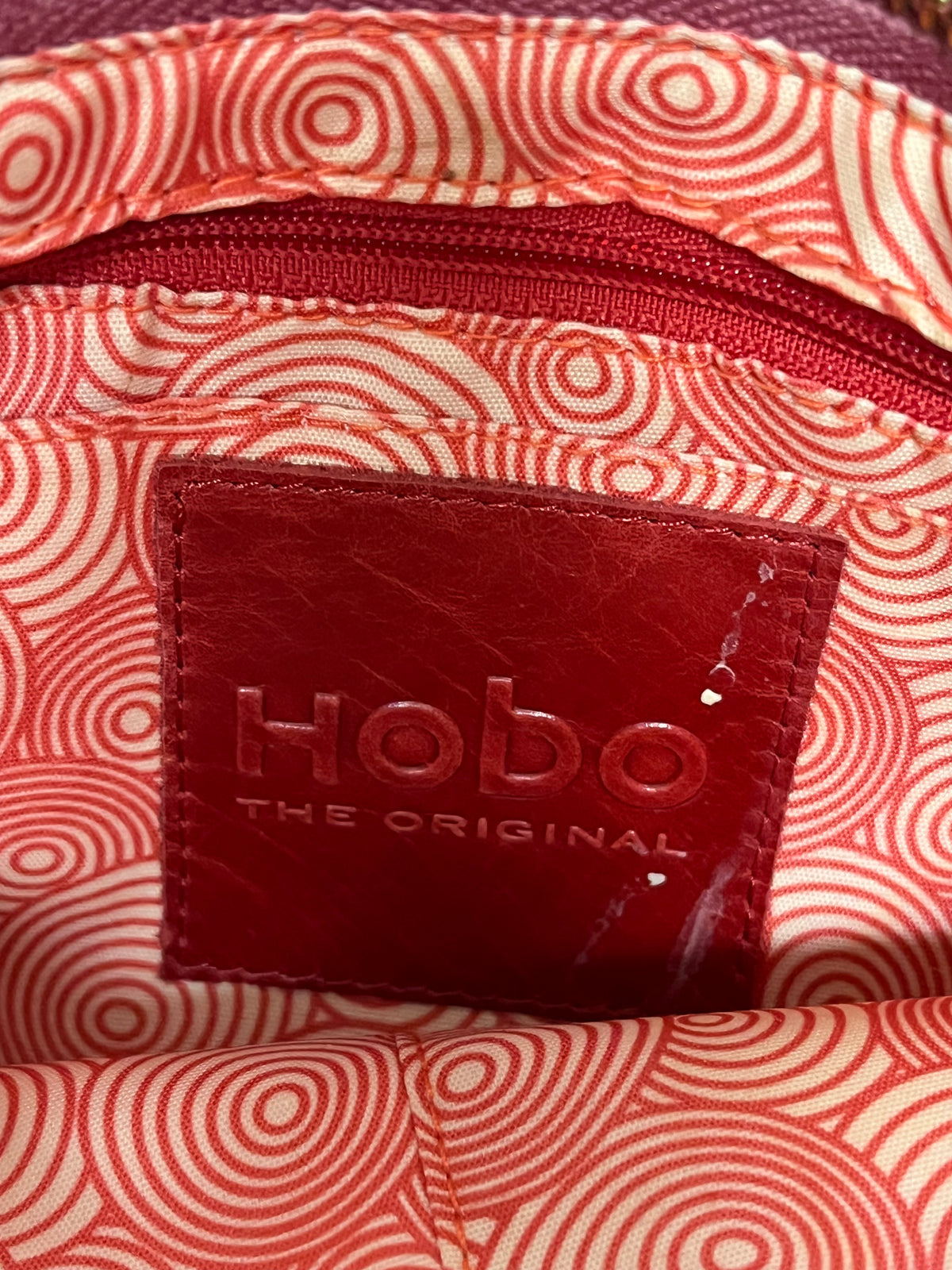 Hobo Handbag Fushia Pink Turnlock Chain Y2K