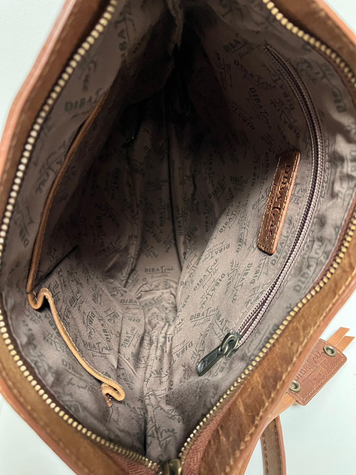 Diba True Handbag Brown Leopard Leather