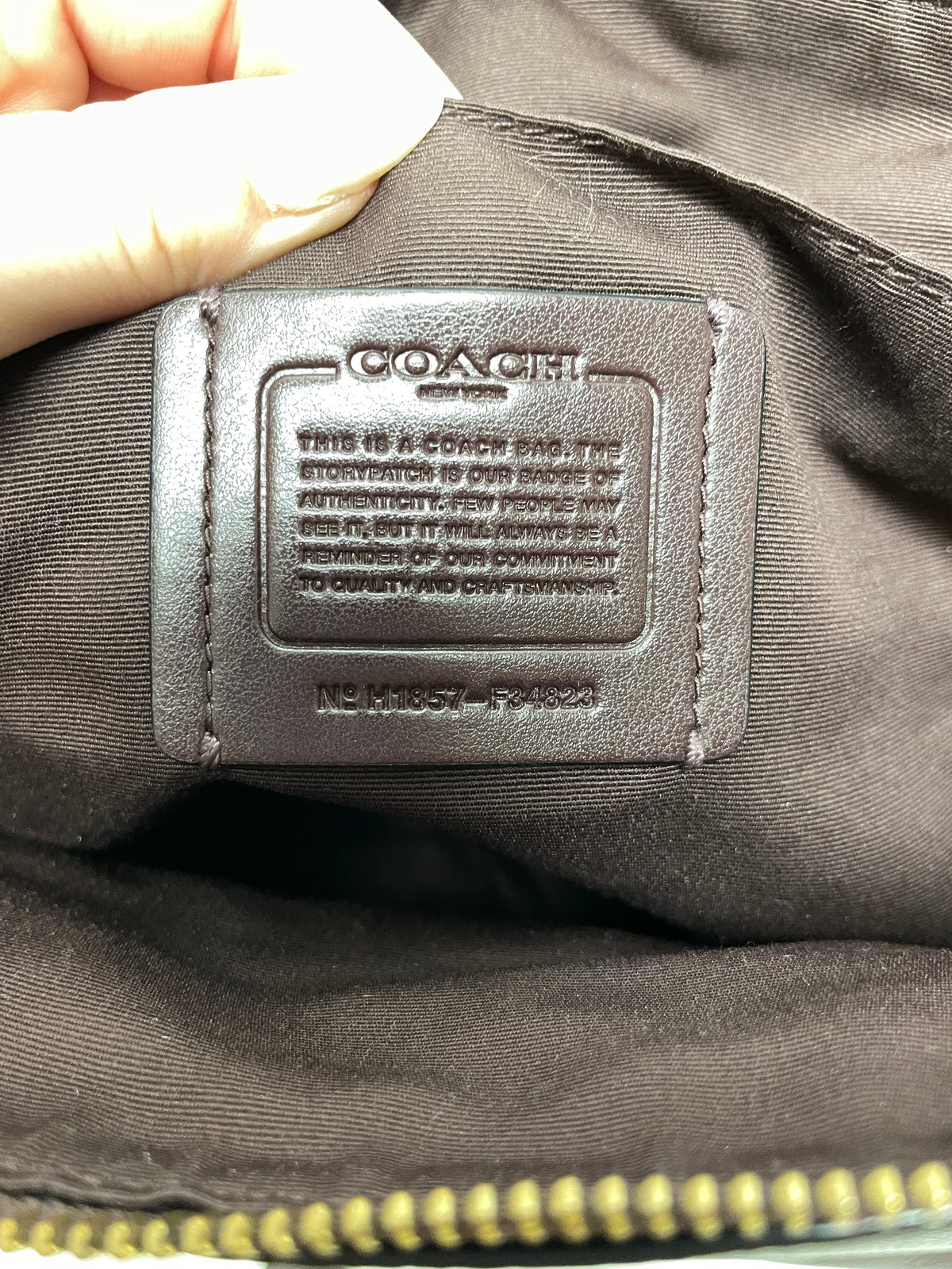 Coach Crossbody Burgandy Oxblood Mae File (no hang tag) F34823