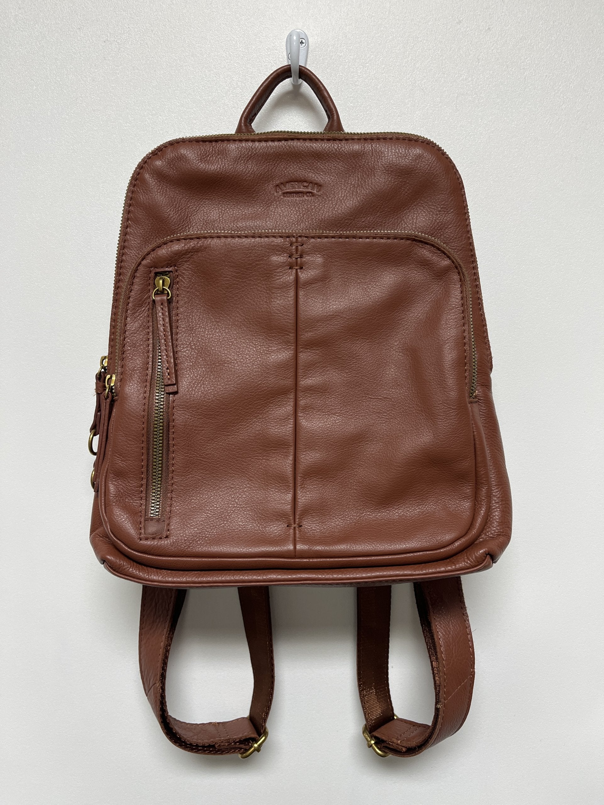 Brown American Leather Co Backpack – Flawless Consignment Boutique