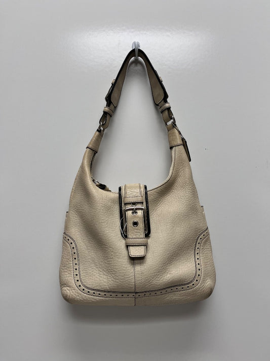 Coach Handbag Cream Hampton Soho Buckle 2006 Vintage 5054