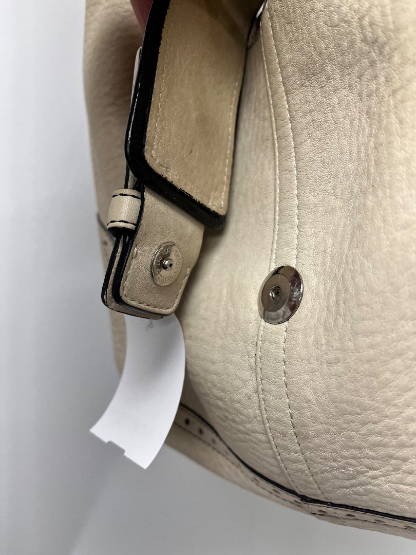Coach Handbag Cream Hampton Soho Buckle 2006 Vintage 5054
