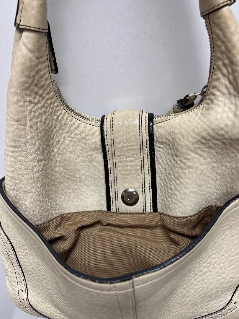 Coach Handbag Cream Hampton Soho Buckle 2006 Vintage 5054