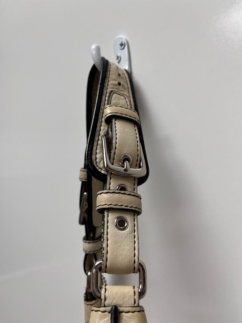Coach Handbag Cream Hampton Soho Buckle 2006 Vintage 5054
