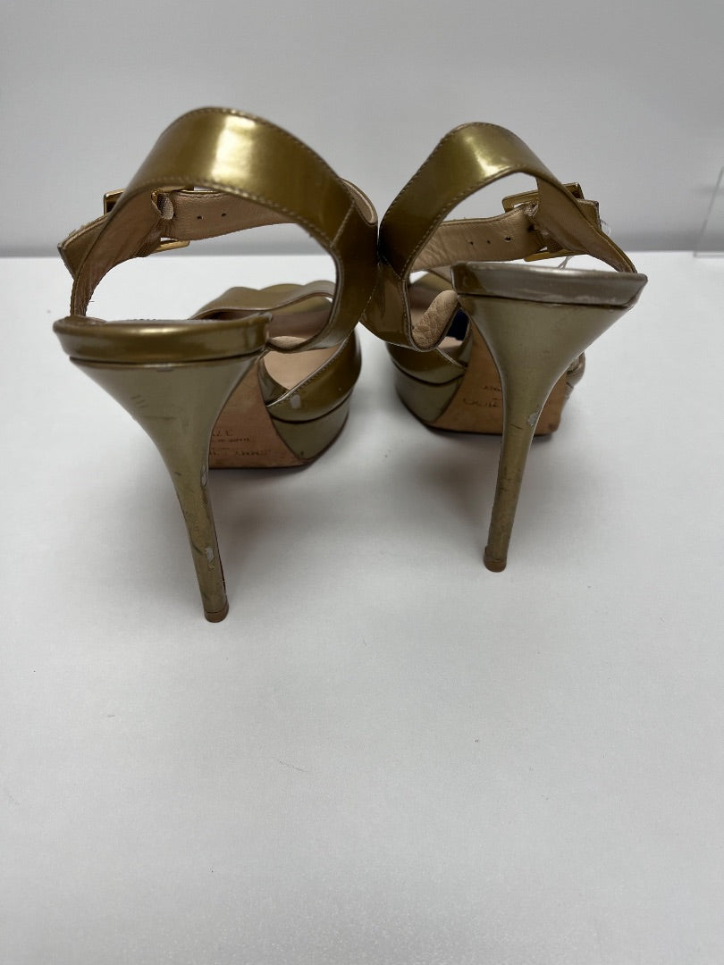 Jimmy Choo Shoes Gold Gold Heels 37.5 (as is: wear) 6.5