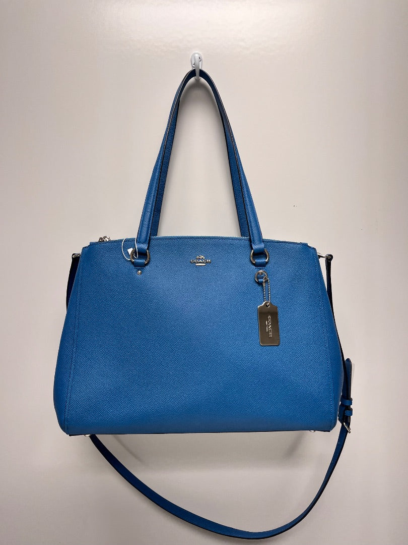 Coach Handbag Peacock Stanton Carryall 2015 w/ Dustbag 36878