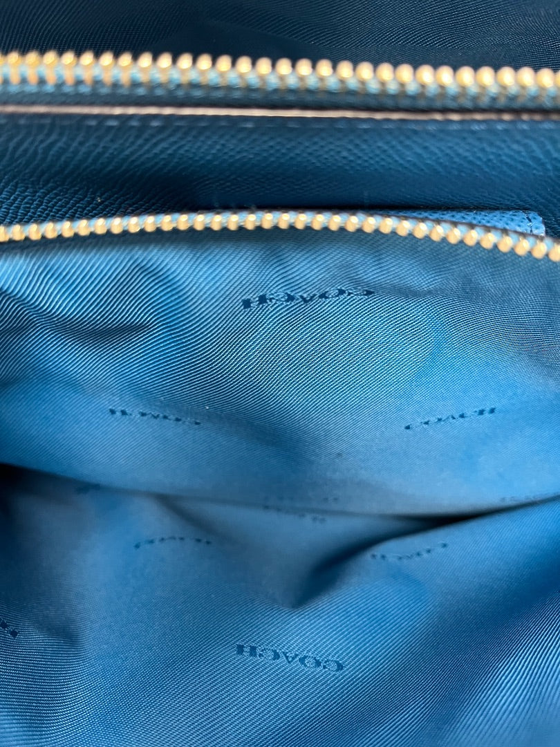 Coach Handbag Peacock Stanton Carryall 2015 w/ Dustbag 36878