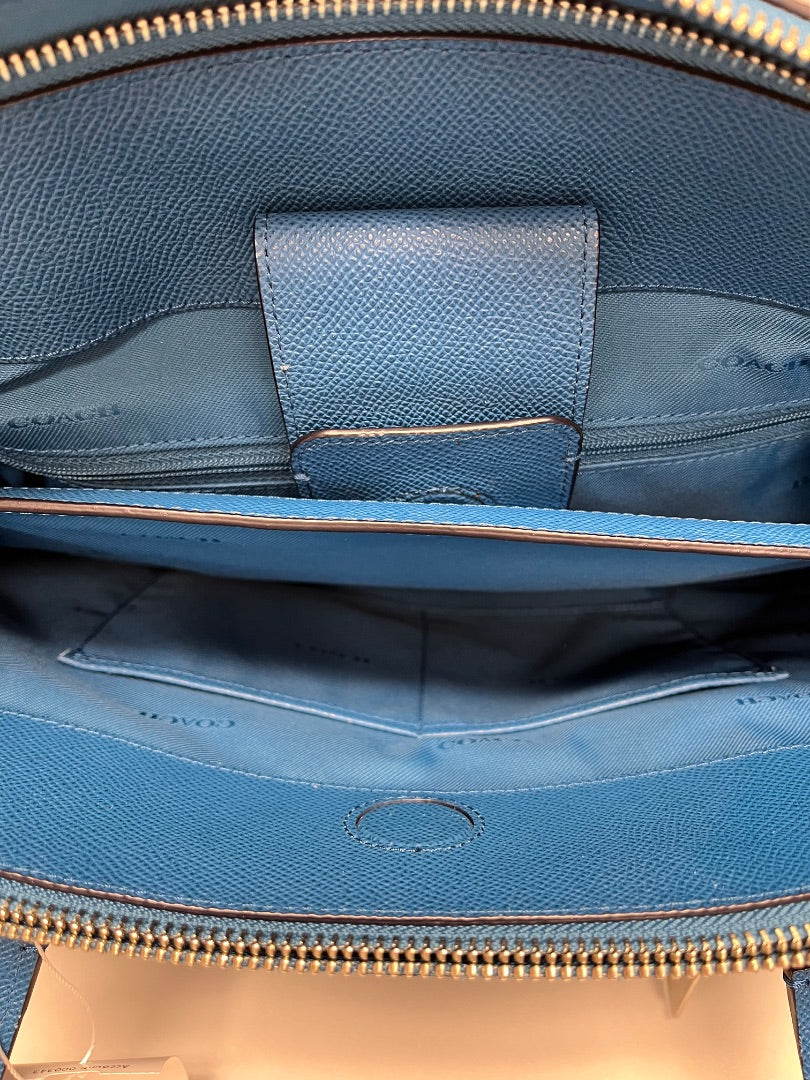Coach Handbag Peacock Stanton Carryall 2015 w/ Dustbag 36878