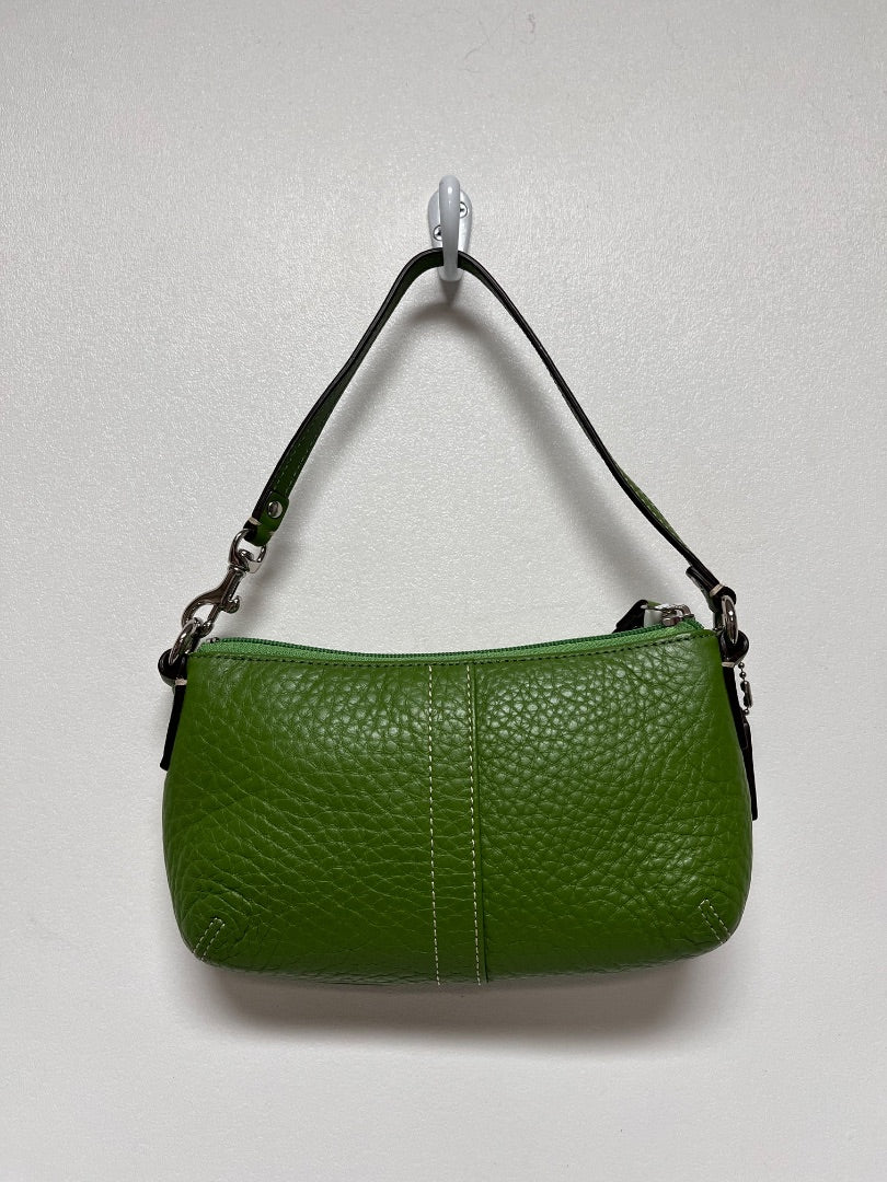 Coach Handbag Kelly Green Zip Top Mini Bag 2009 Y2K