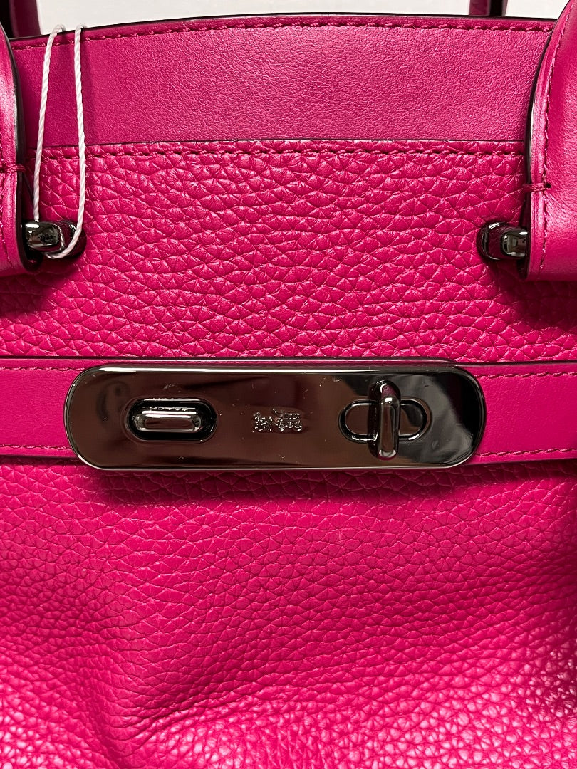 Coach Handbag Hot Pink Swagger 27 Gunmetal 2016