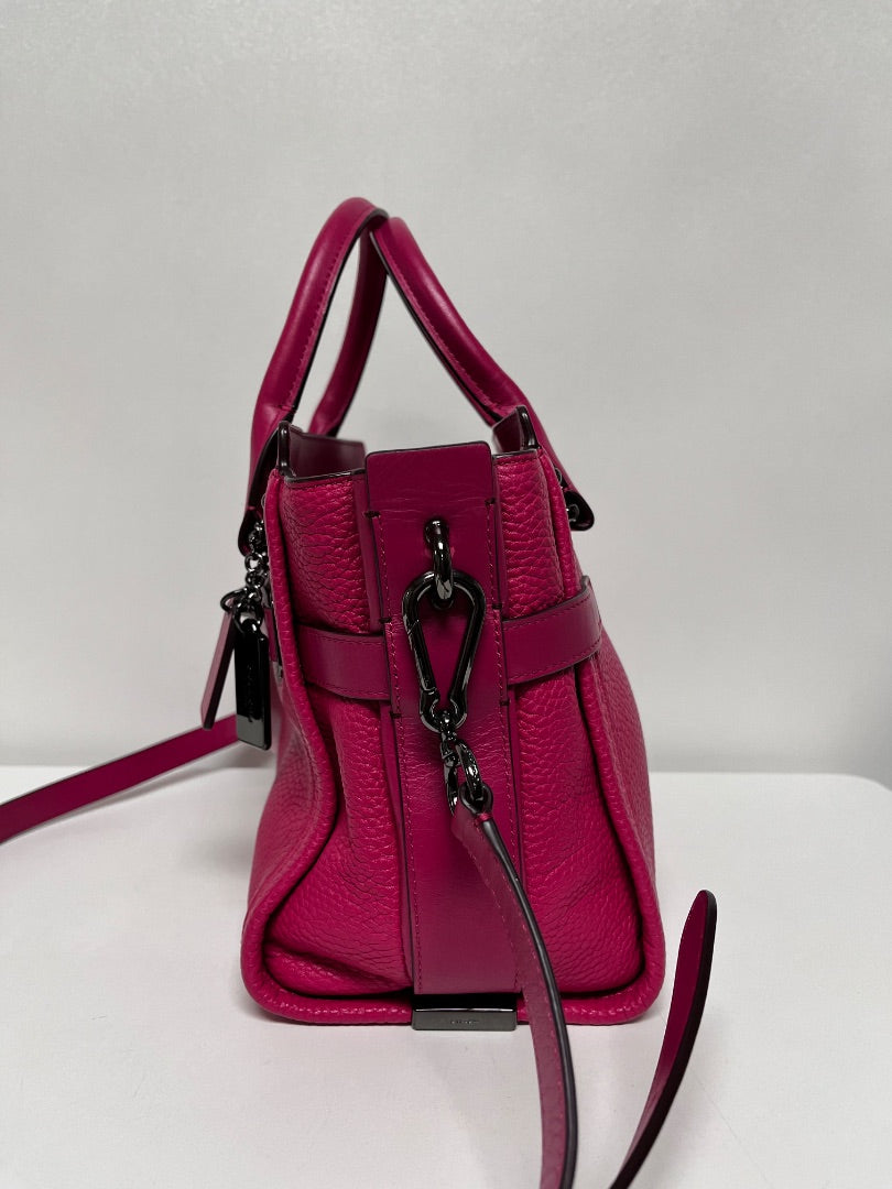 Coach Handbag Hot Pink Swagger 27 Gunmetal 2016
