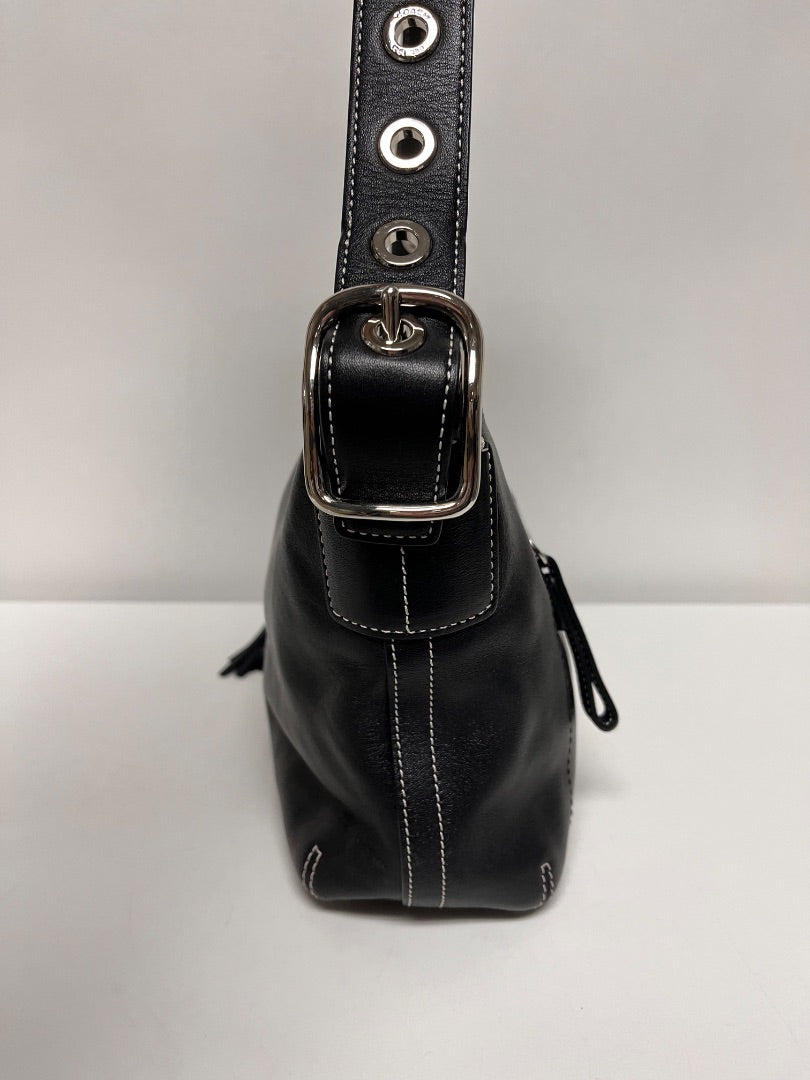 Coach Handbag Black Legacy East West Tassel 2005 1417