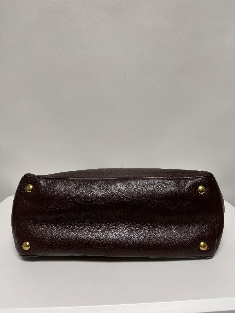 Coach Handbag Dark Brown Park Leather Carryall 2013 F23280