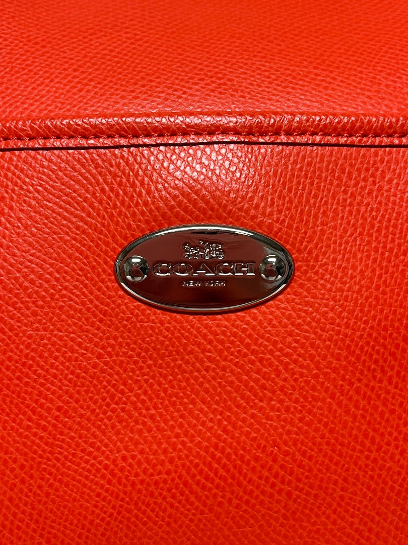 Coach Travel Bag Orange Peyton XL Pocket Tote 2014 F77662