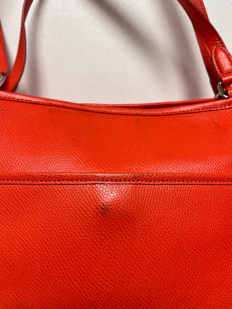 Coach Travel Bag Orange Peyton XL Pocket Tote 2014 F77662