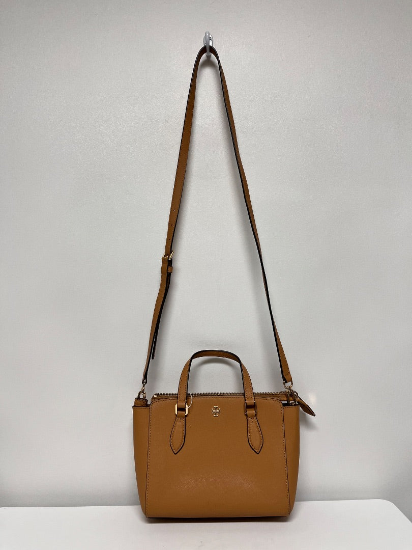 Tory Burch Handbag Tan Mini Top Zip Tote
