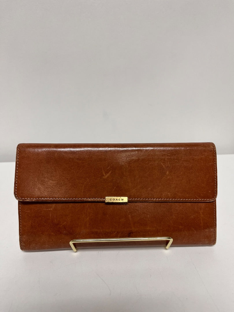 Coach Wallet Brown Vintage Lexington Long Wallet (as is pen mark)