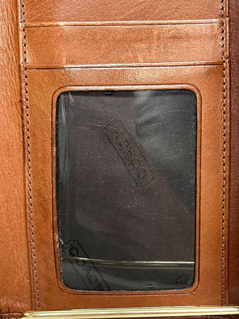 Coach Wallet Brown Vintage Lexington Long Wallet (as is pen mark)
