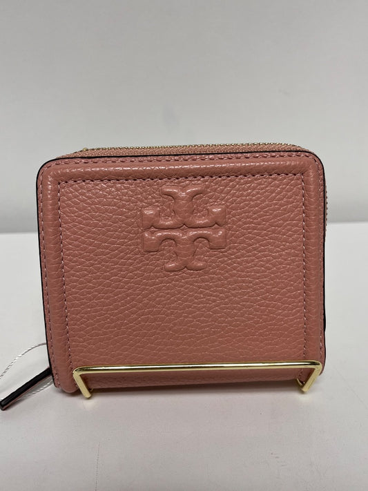 Tory Burch Wallet Pink Thea Bifold Small New
