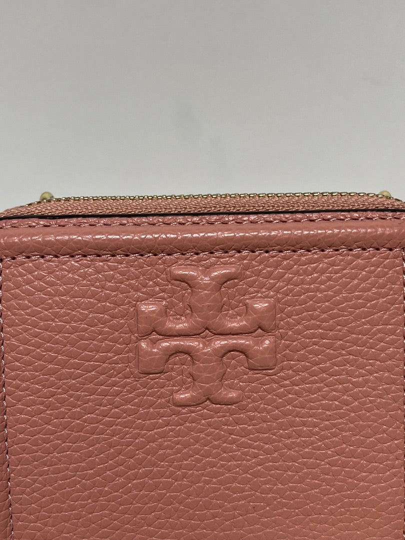 Tory Burch Wallet Pink Thea Bifold Small New
