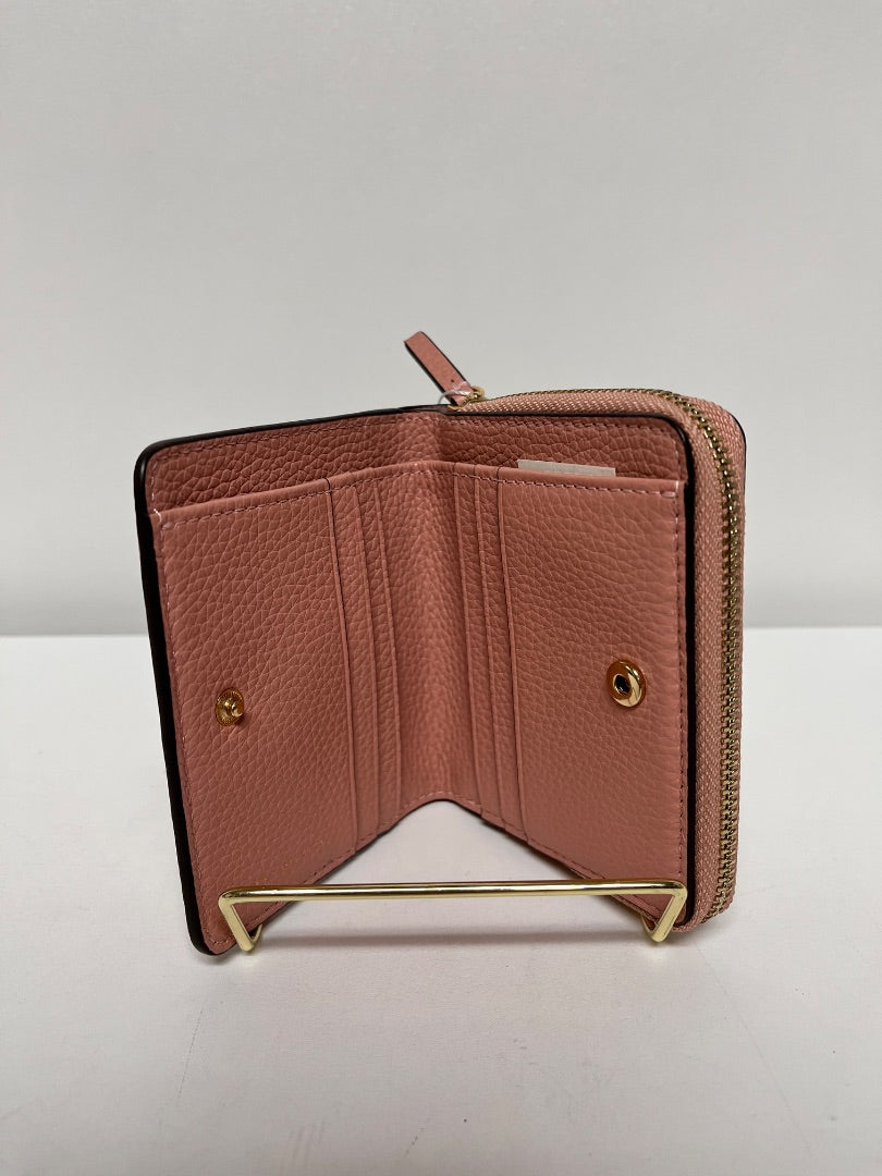 Tory Burch Wallet Pink Thea Bifold Small New