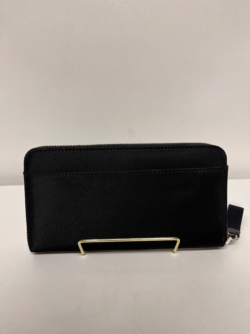 Kate Spade Wallet Black Chelsea Nylon Zip-around Continental