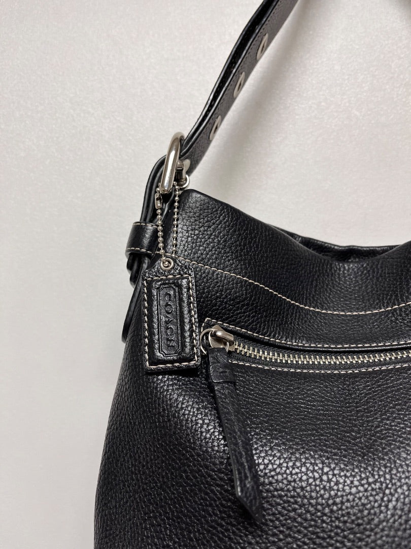 Coach Handbag Black Shoulder Bag 2-Way 2011