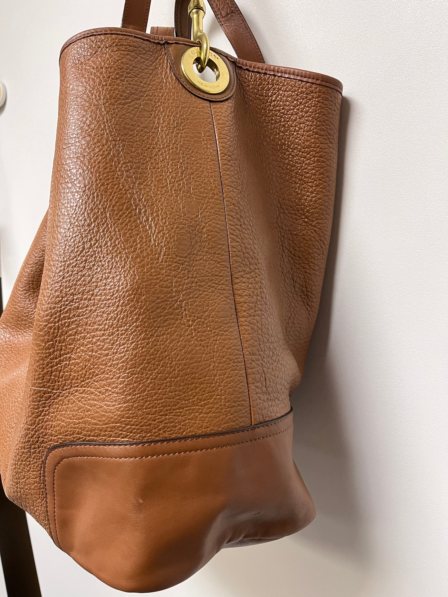 Coach Duffle Brittish Tan Hadley Large 2014