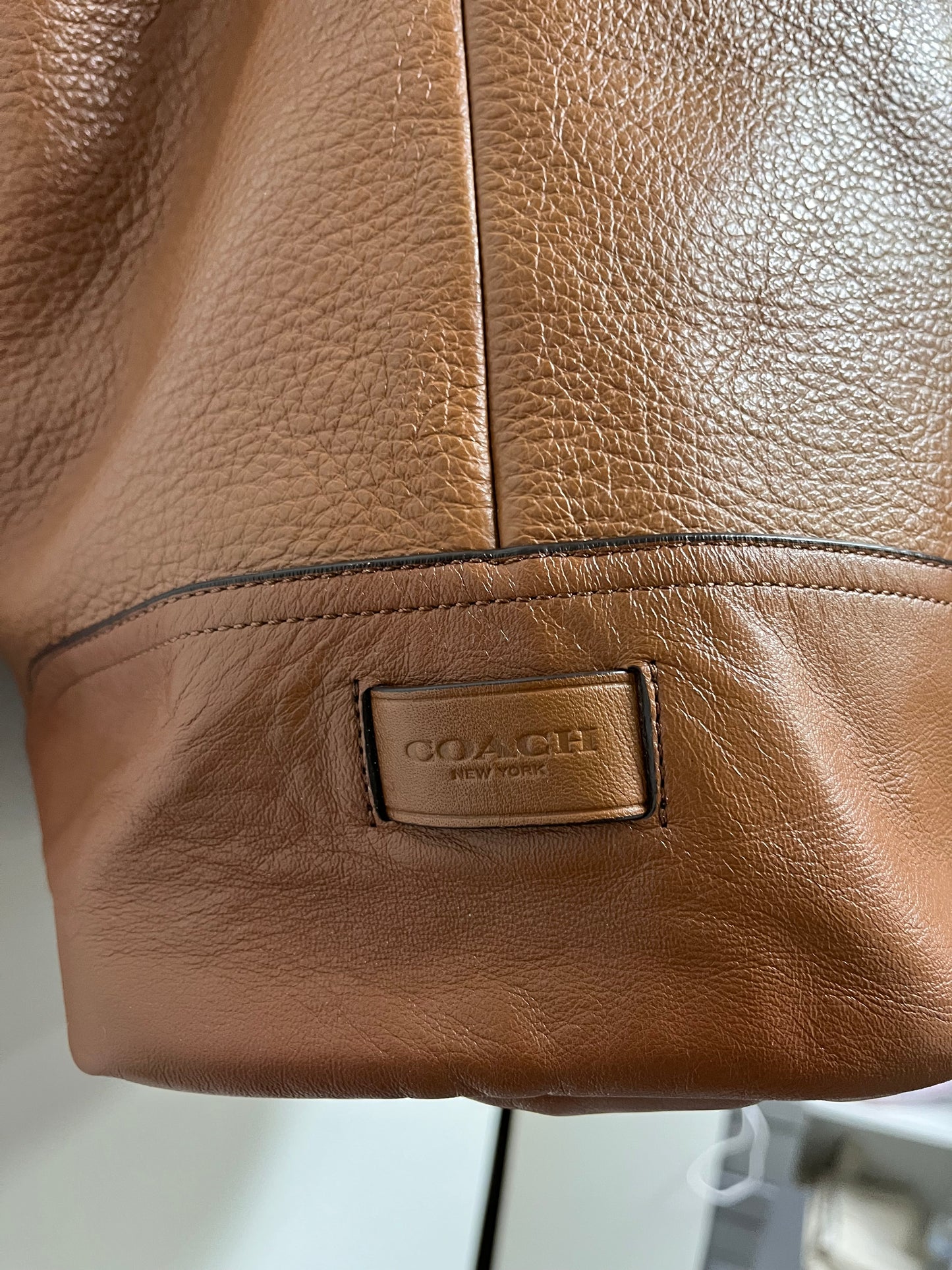 Coach Duffle Brittish Tan Hadley Large 2014