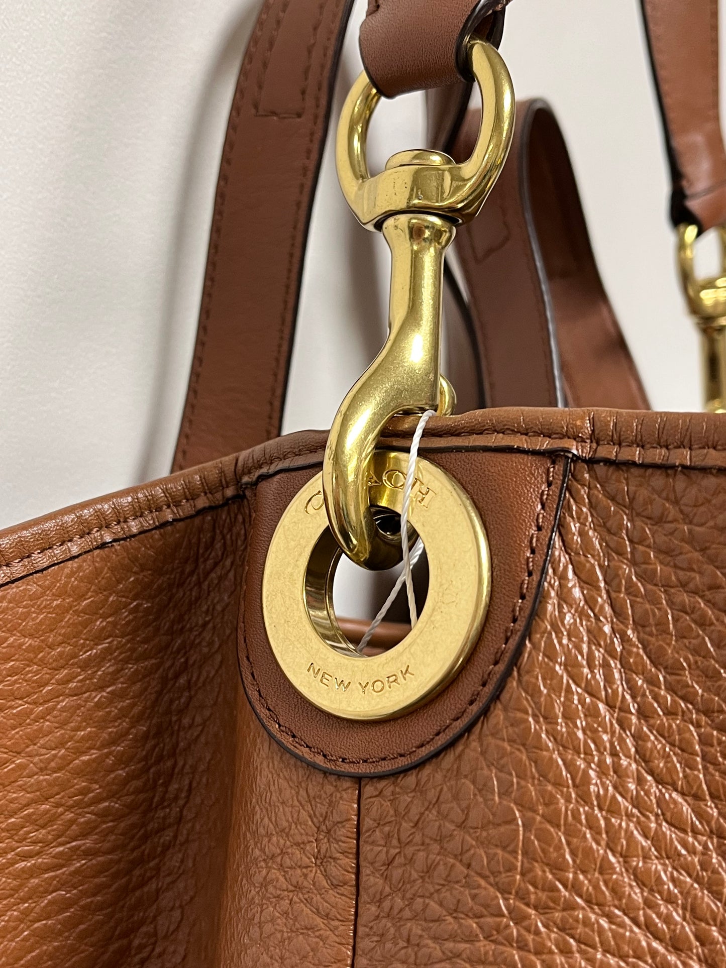 Coach Duffle Brittish Tan Hadley Large 2014