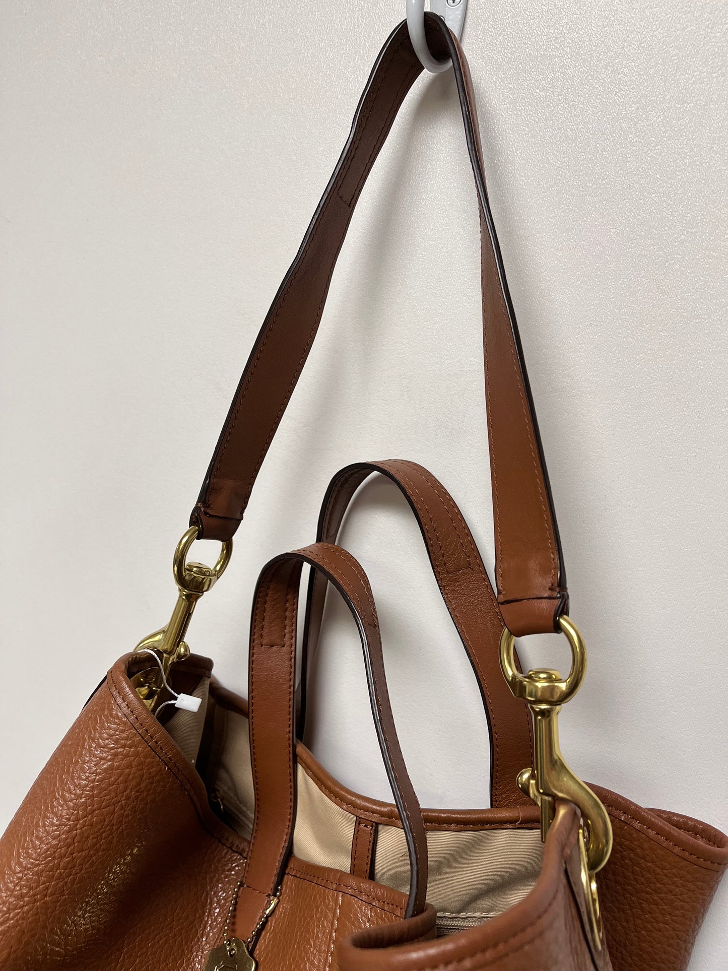 Coach Duffle Brittish Tan Hadley Large 2014