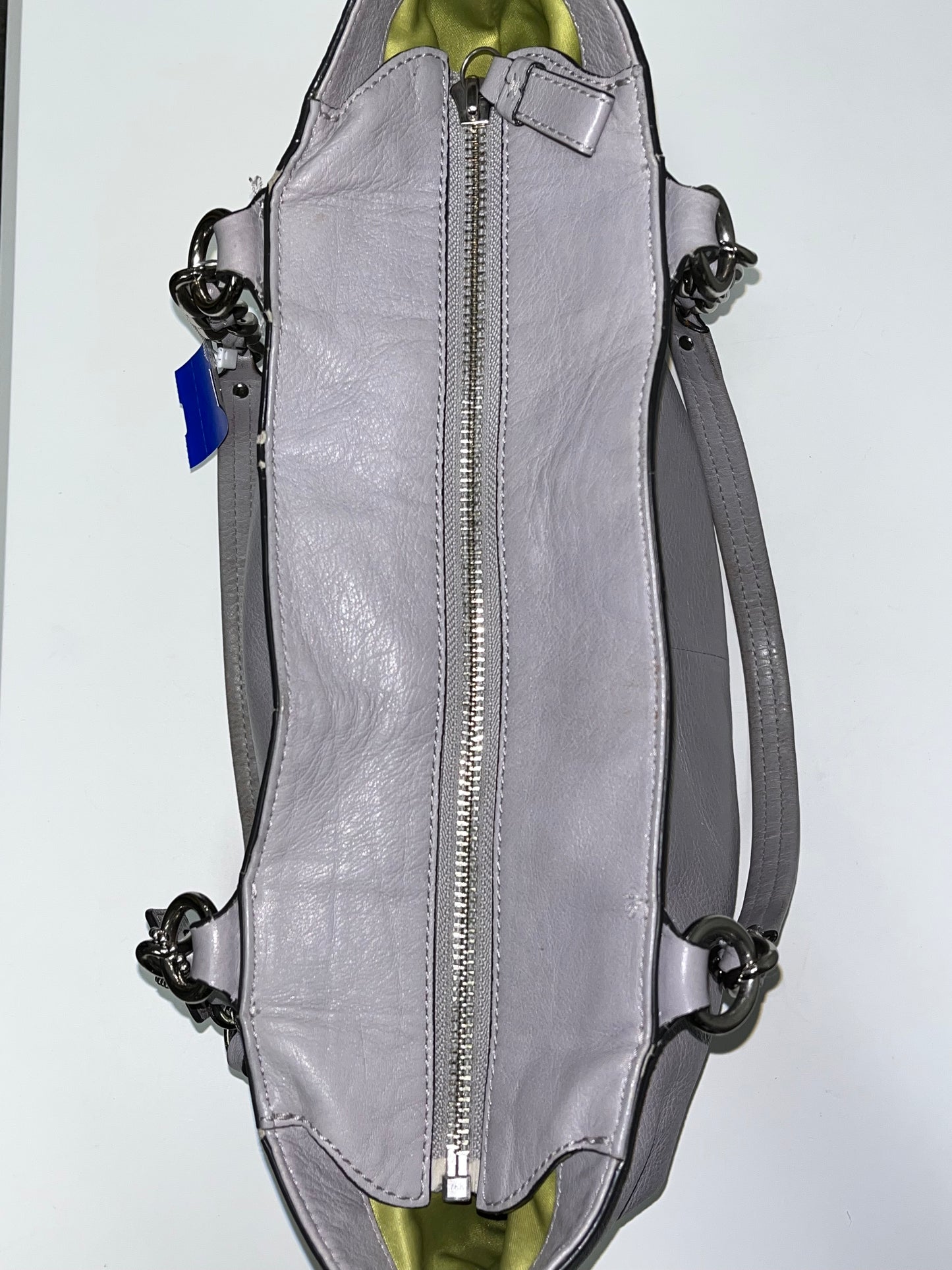 Coach Handbag Gray Madison 2012 (as is corners, handles)