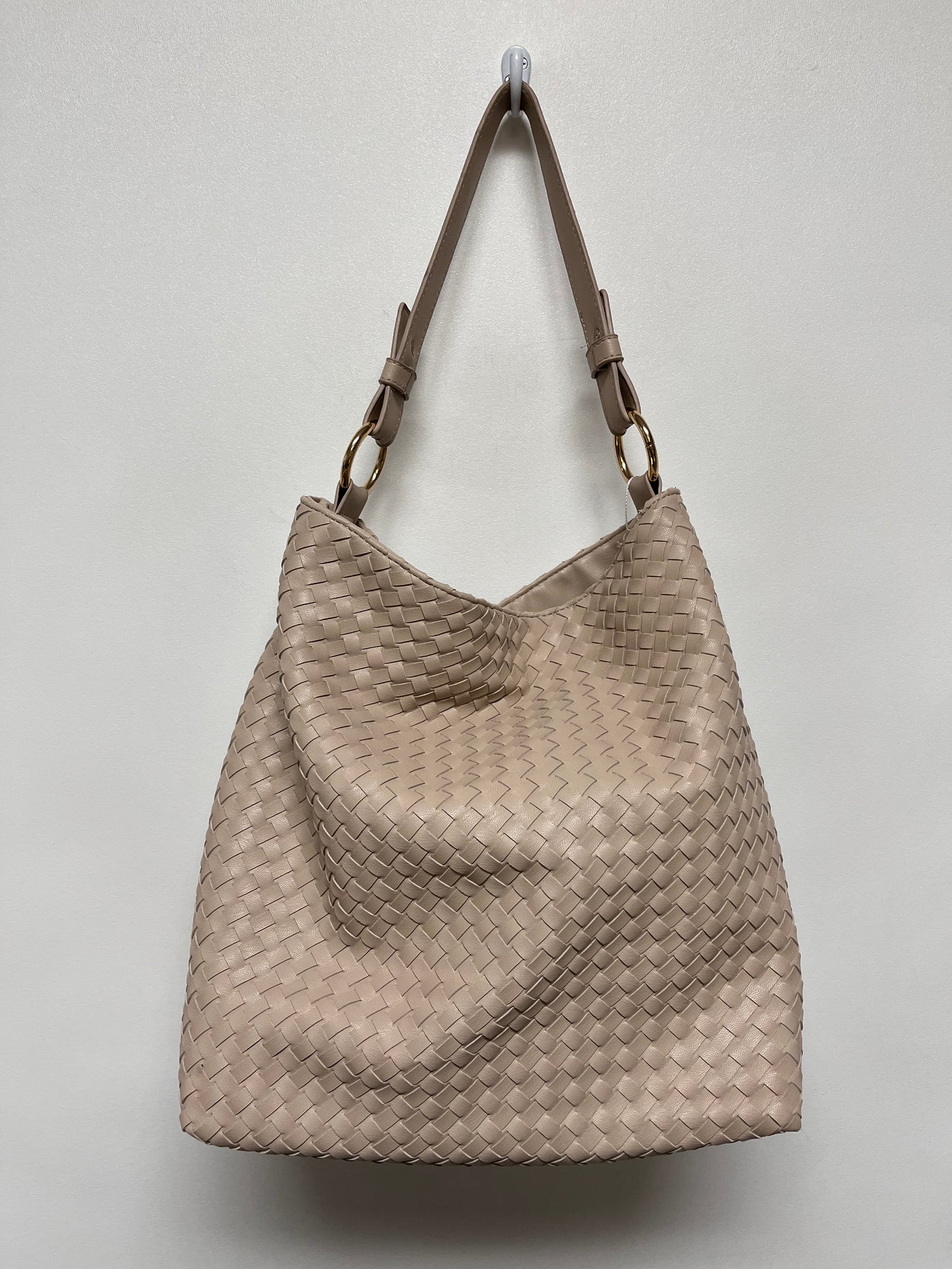 Lulu Dharma Handbag Cream Hobo Basket Weave