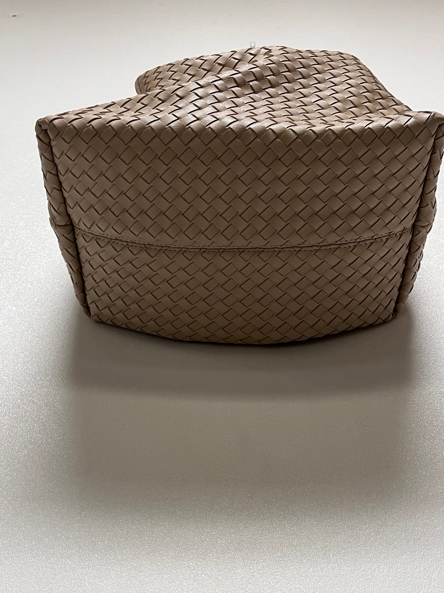 Lulu Dharma Handbag Cream Hobo Basket Weave