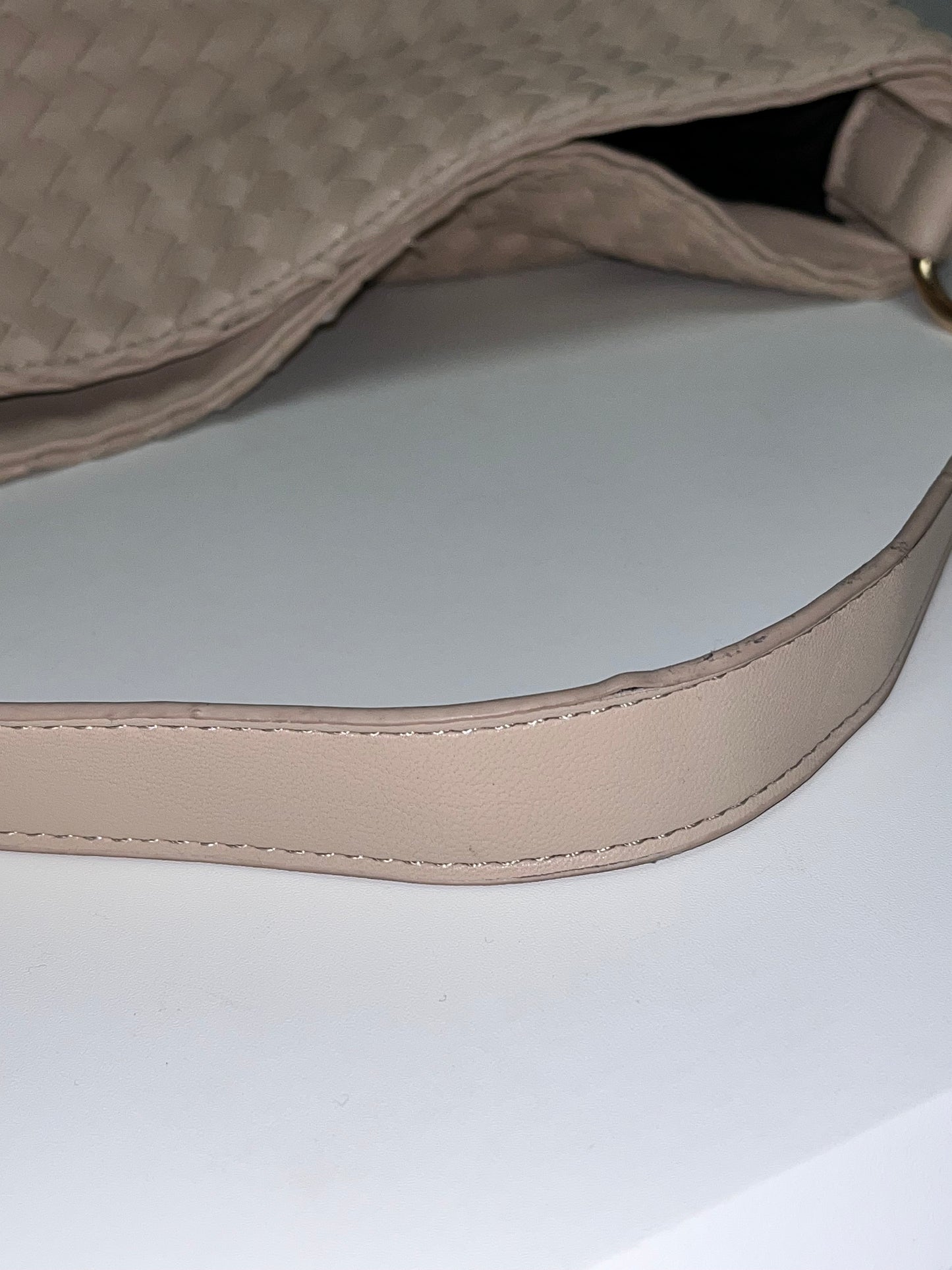 Lulu Dharma Handbag Cream Hobo Basket Weave