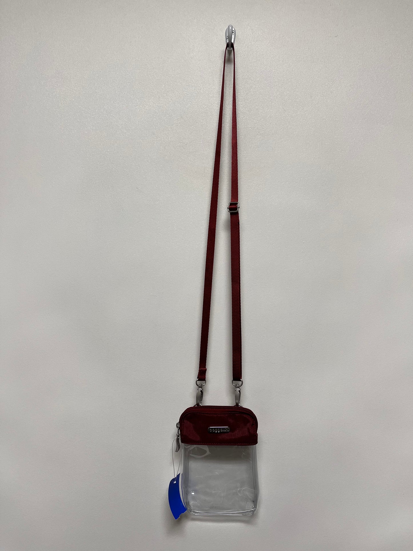 Baggallini Crossbody Red Clear Stadium
