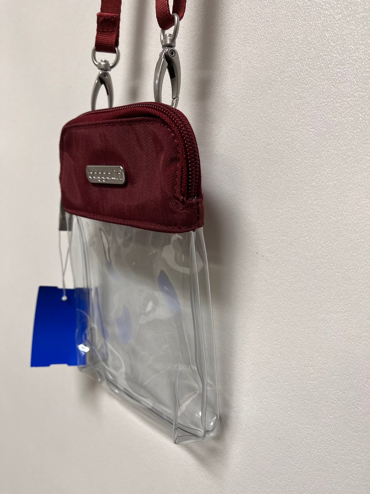 Baggallini Crossbody Red Clear Stadium