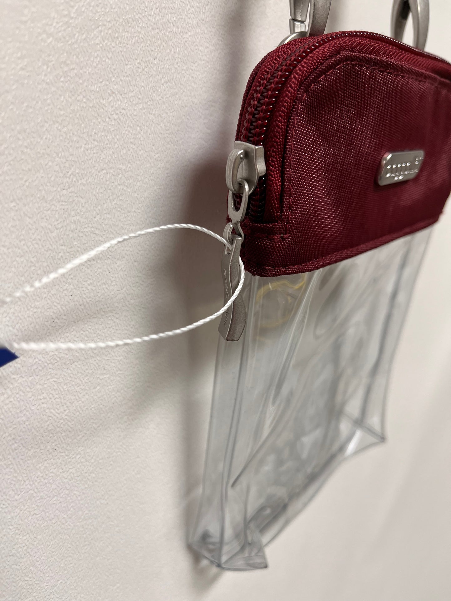 Baggallini Crossbody Red Clear Stadium