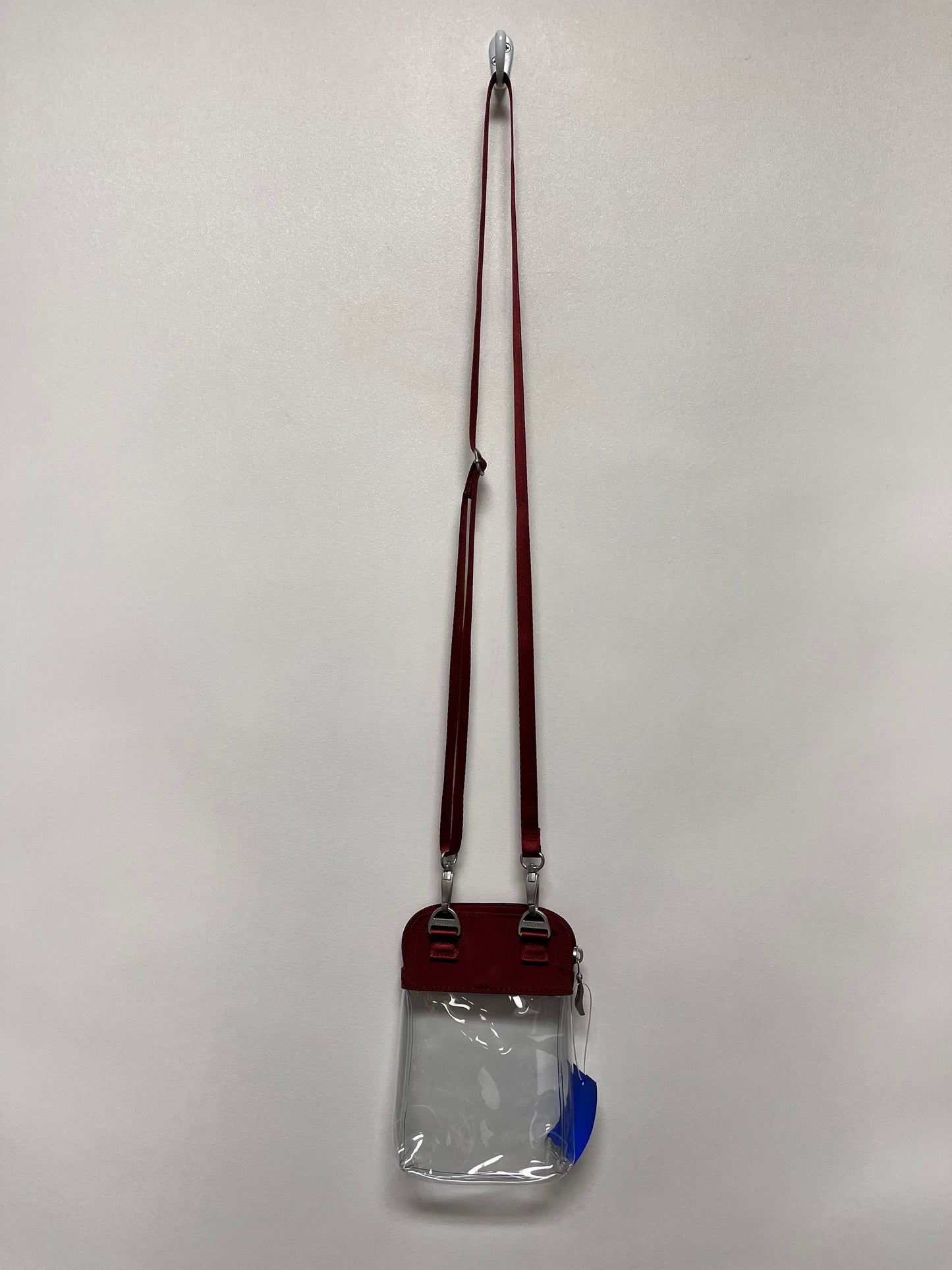 Baggallini Crossbody Red Clear Stadium