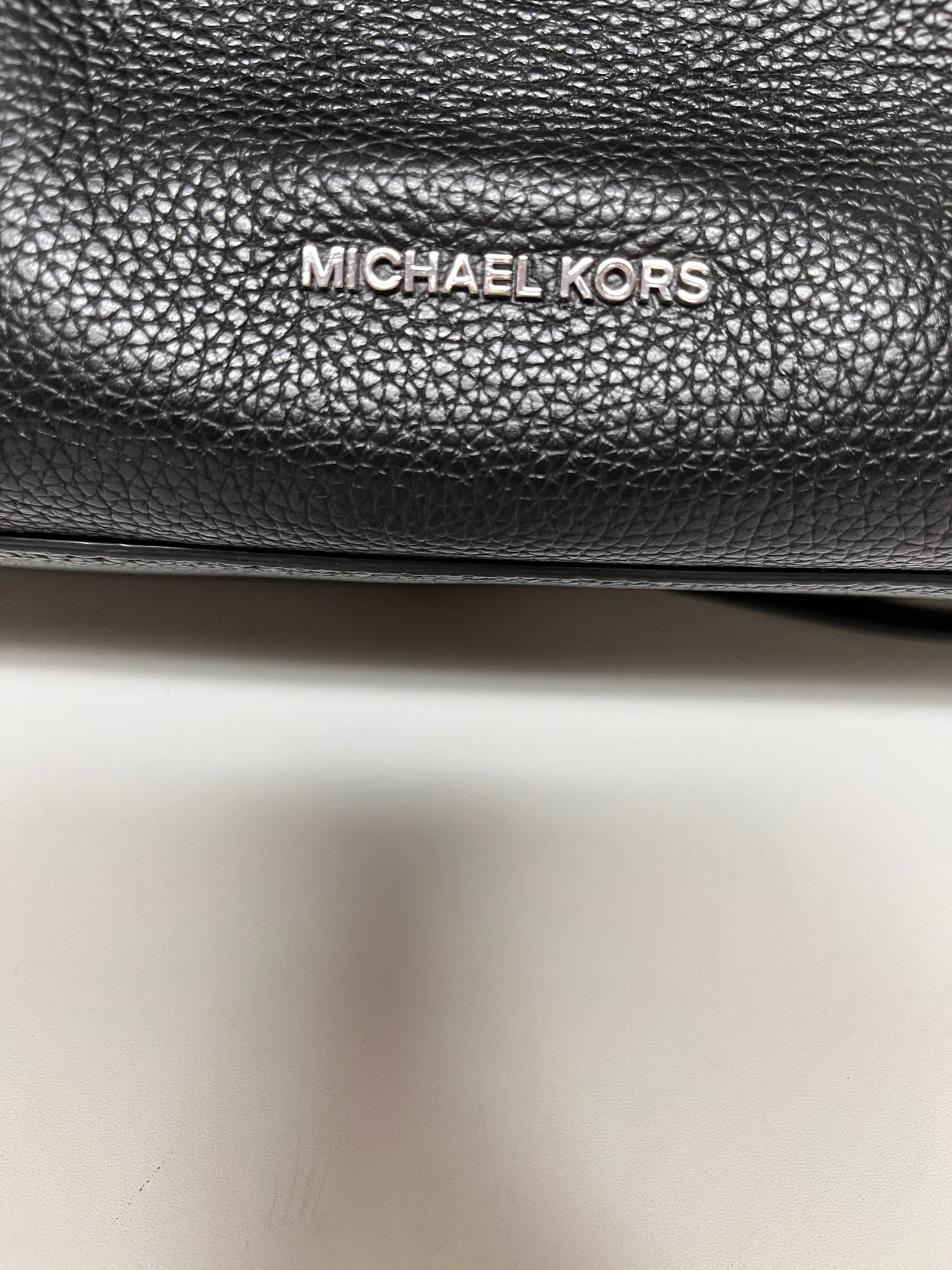 Michael Kors Handbag Black & Silver Bristol Satchel Dome Studs Medium