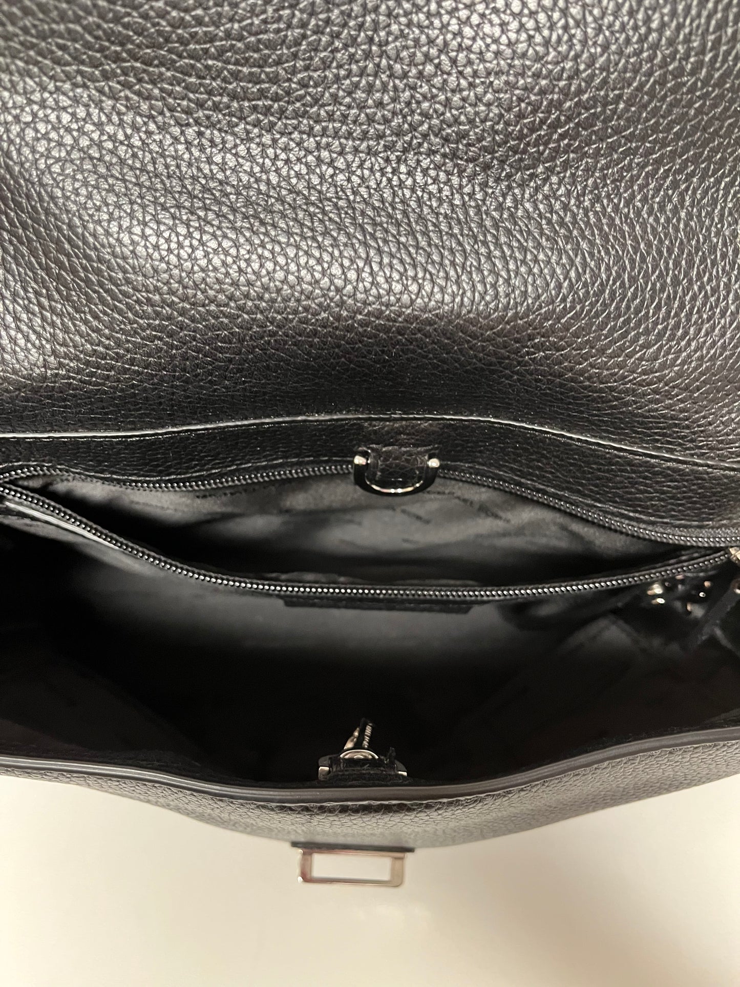 Michael Kors Handbag Black & Silver Bristol Satchel Dome Studs Medium
