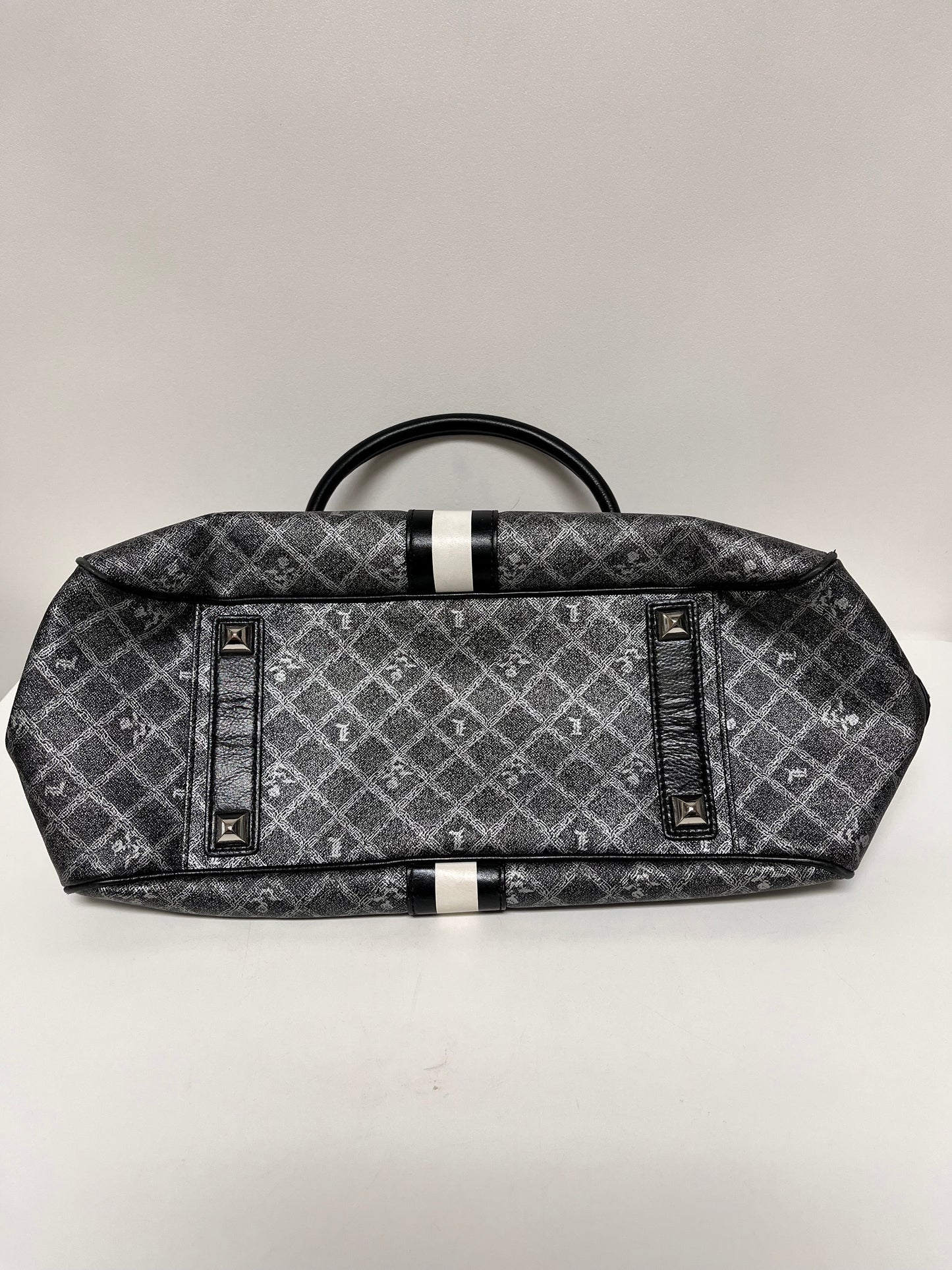 L.A.M.B Handbag Gray Signature Greenwood Satchel By Gwen Stefani