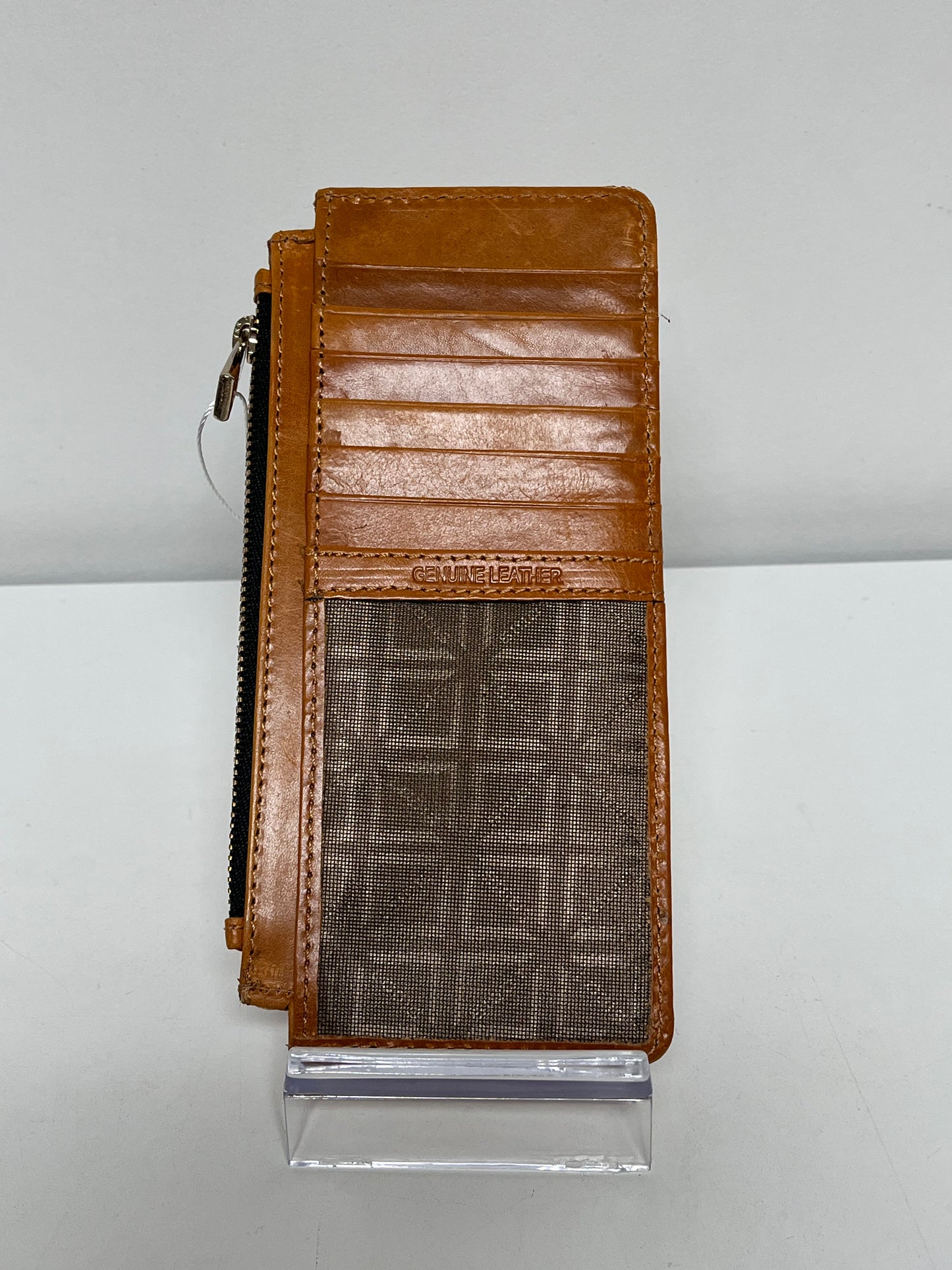 Lodis Card Holder Camel Long Card Stacker Wallet