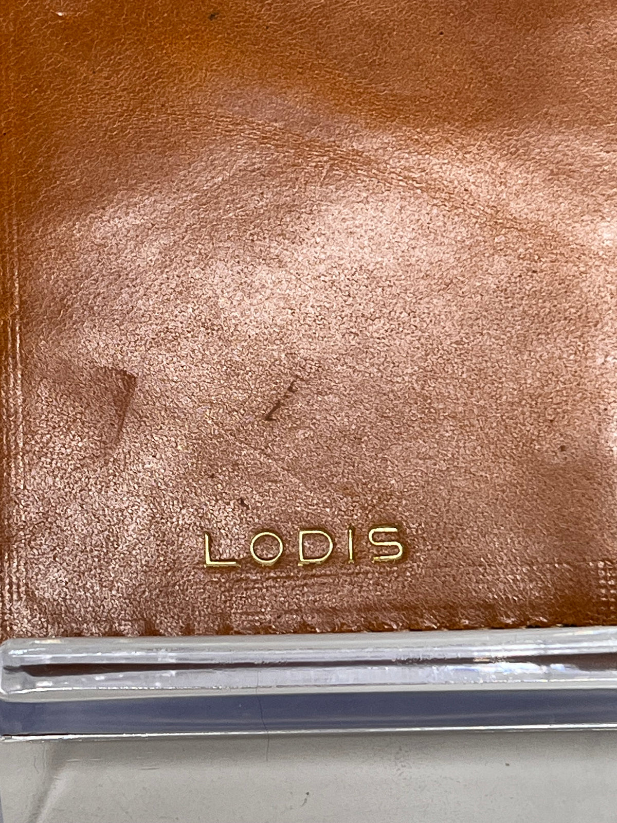 Lodis Card Holder Camel Long Card Stacker Wallet