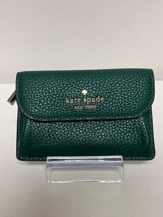 Kate Spade Card Holder Jade Green Dumpling Small Flap