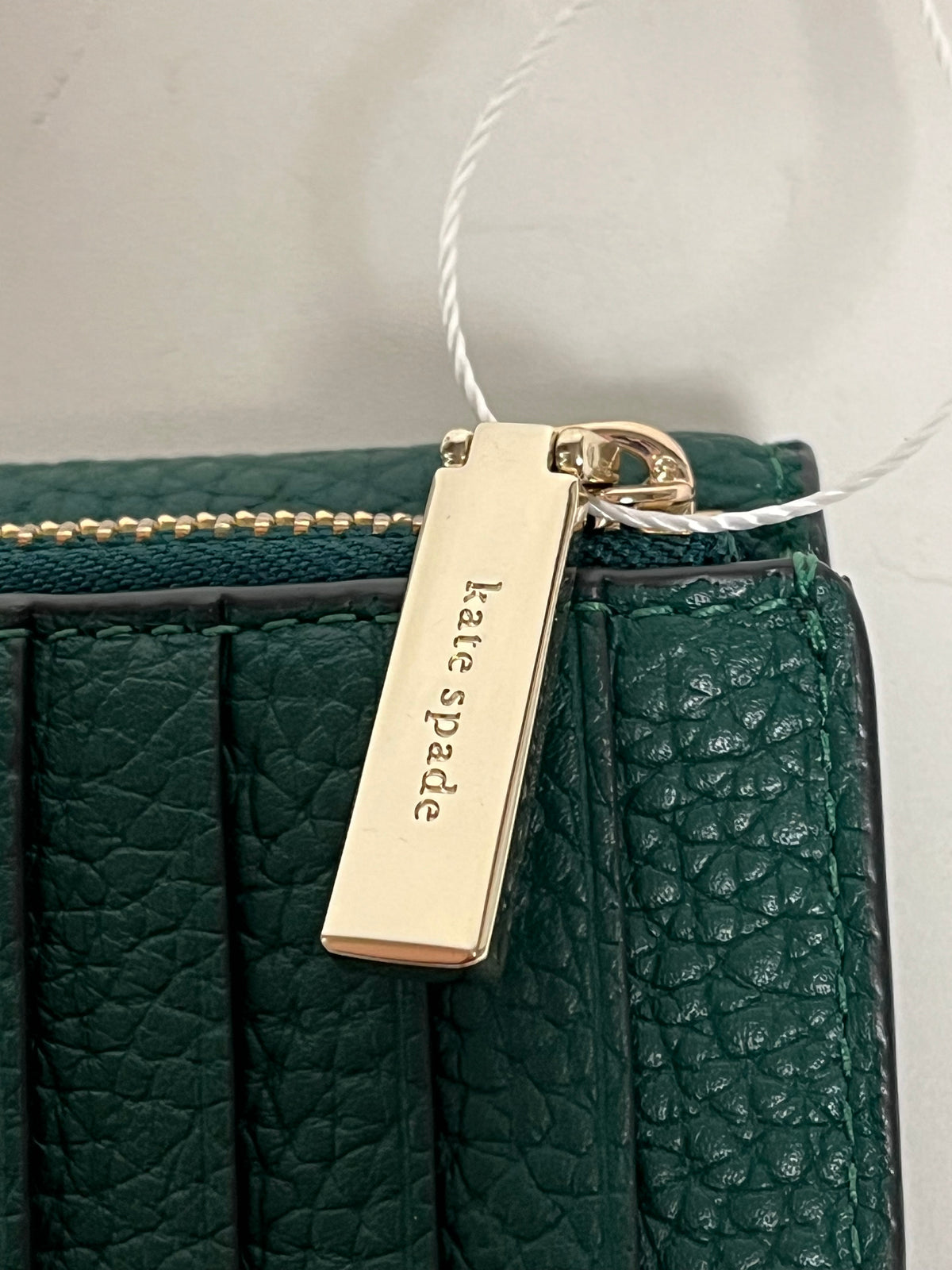 Kate Spade Card Holder Jade Green Dumpling Small Flap