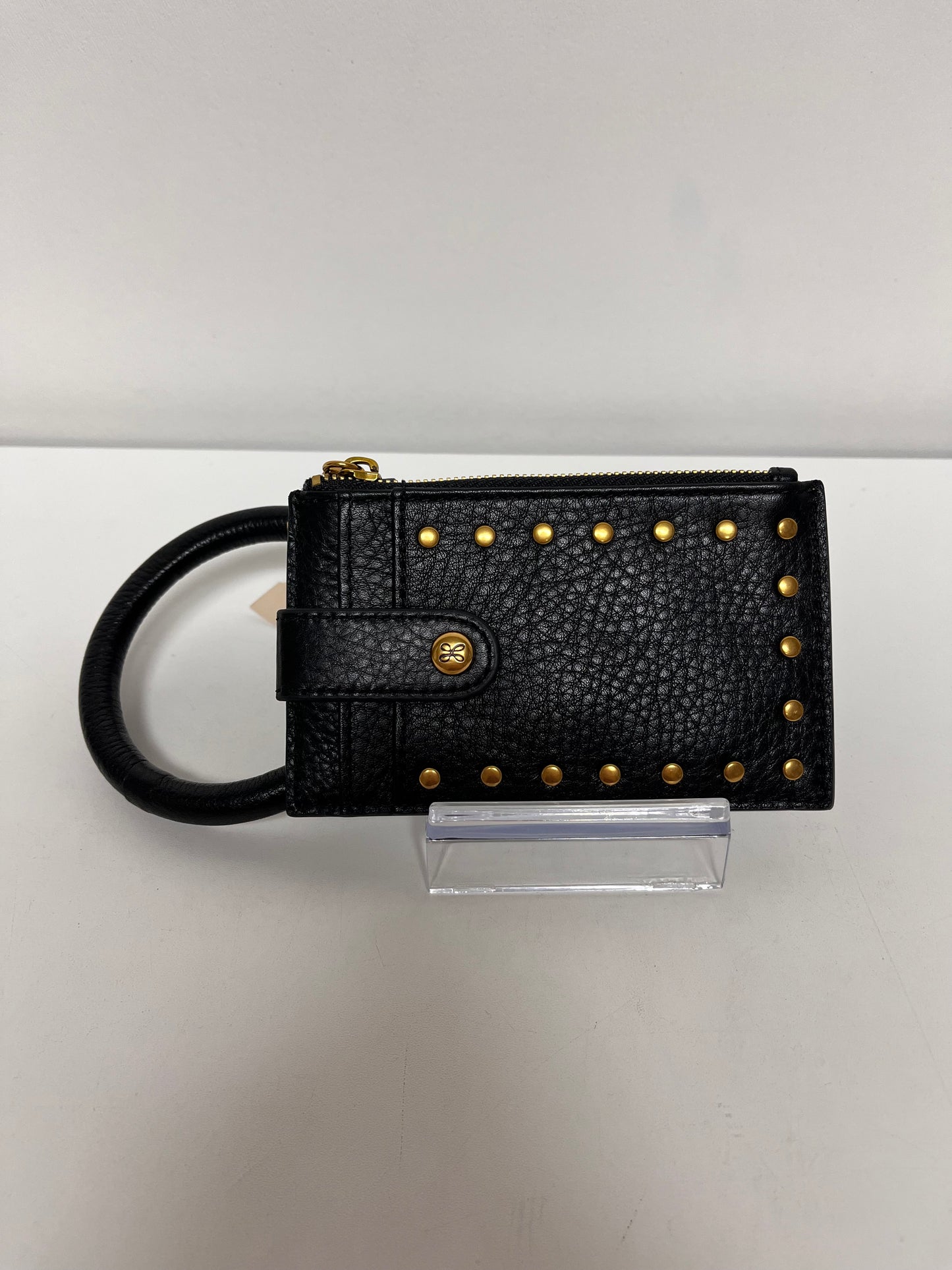 Hobo Wallet Black Credit Card Wristlet