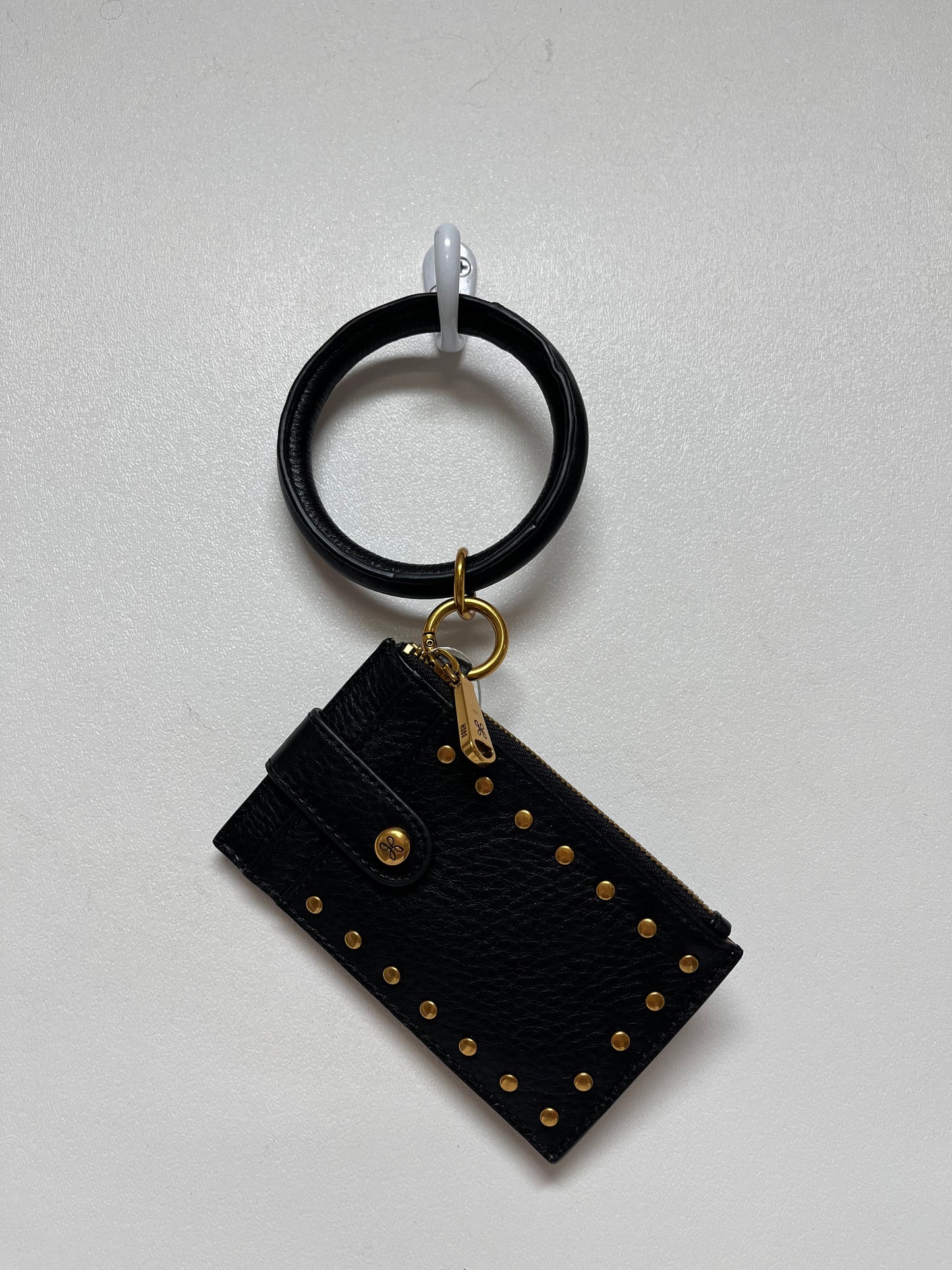 Hobo Wallet Black Credit Card Wristlet